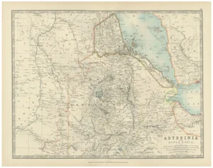 Map of Abyssinia and Upper Nubia, 1903