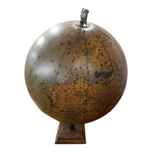 1920-22 Rand McNally Simplified & Indexed Physical Political Globe Eagle