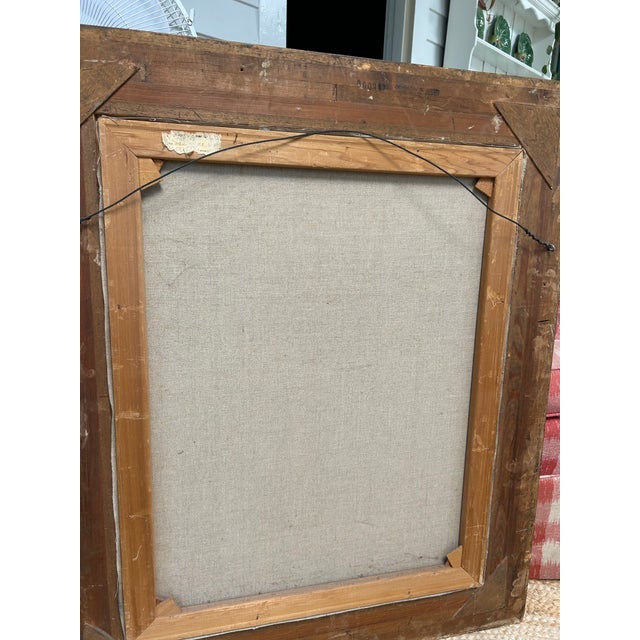 Brown 1960s Nicholas Firfires, American "The War Chief" Original Oil Painting For Sale - Image 8 of 18