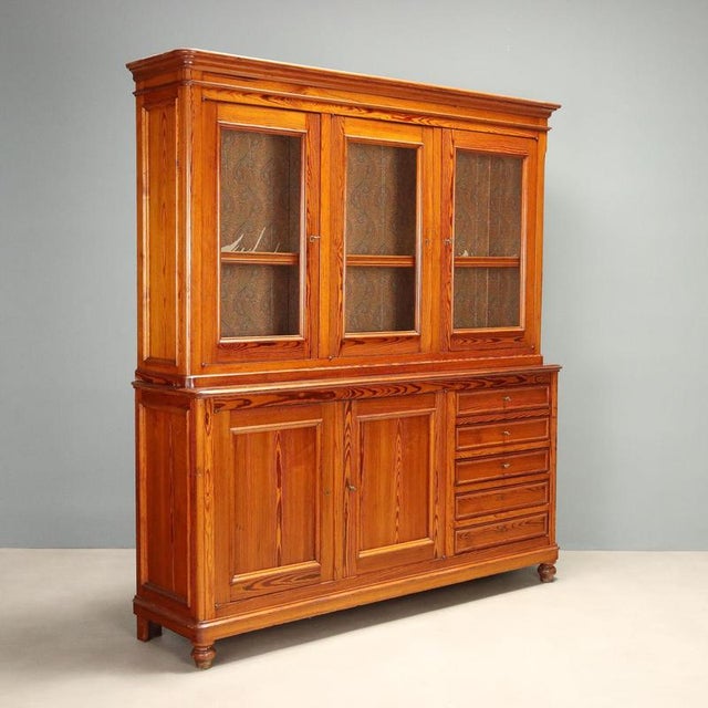 Antique Italian Double-Body Larch Sideboard, 1800s For Sale - Image 12 of 12