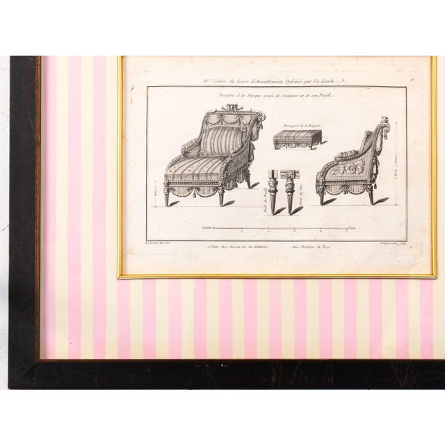 Turkish Style Bergere Armchair, 1780-96, Reproduction Print C. 2005 For Sale - Image 4 of 7