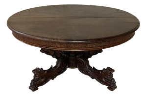 Renaissance Extending Pedestal Table in Walnut