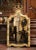 19th Century Italian Louis XV Style Giltwood Painted Rococo Wall Mirror For Sale - Image 4 of 7