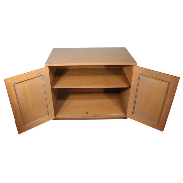 Mid Century Two Door Storage Cabinet Cross Country Sligh Furniture by the Grand Rapids Chair Co. For Sale - Image 9 of 12
