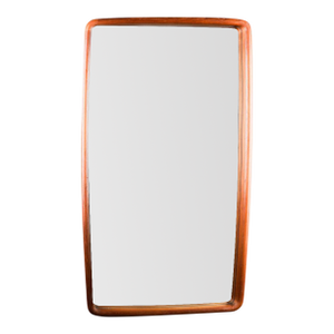 1960s Danish Mid-Century Modern Teak Wall Mirror by Aksel Kjersgaard