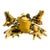 Vintage 2003 Set of 3 Yellow & Black Frog Figurines Sculptures For Sale