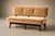 Brazilian Modern Sofa in Imbuia Wood and Champagne Camel Mohair, Cimo, Brazil, 1950s For Sale - Image 18 of 18