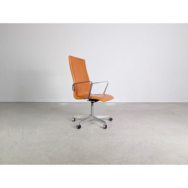 Fritz Hansen Oxford Office Chair by Arne Jacobsen for Fritz Hansen For Sale - Image 4 of 13