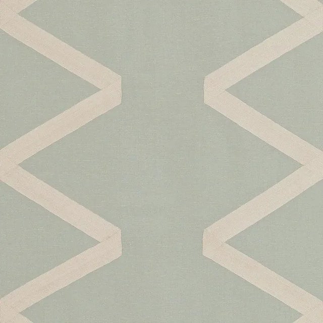 Sample - Schumacher Legere Fabric in Opal For Sale