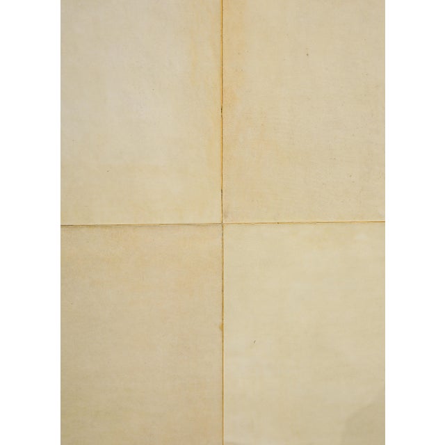 Parchment Benches Inspired by Jean Michel Frank, Mid-Century Modern Style For Sale - Image 14 of 16