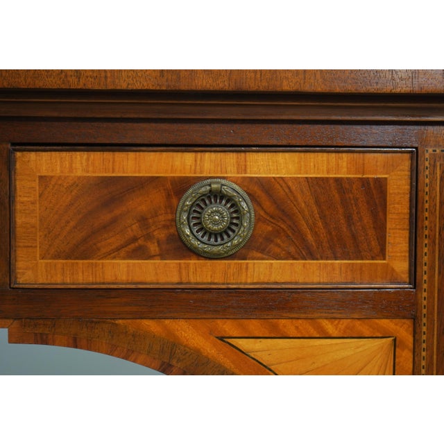 Baker Federal Style Inlaid Mahogany Sideboard For Sale - Image 15 of 18