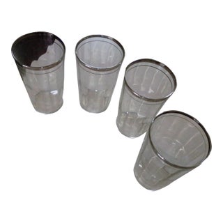 Philco Radio Bar 1936 Vintage Glass Tumblers For Sale