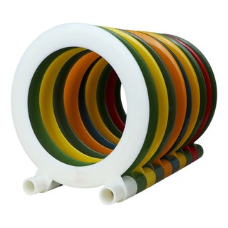 Vintage Modular Vinyl Record Holder from ZZG Veritas Poland, 1970s For Sale