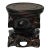 2.75" Dark Brown Wood Carving Square Round Table Top Stand Riser For Sale