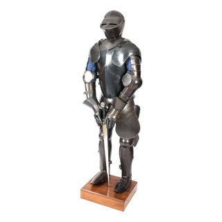 Complete Suit of Armour, Castell Gyrn, 20th Century For Sale