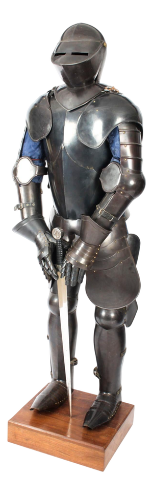 Complete Suit of Armour, Castell Gyrn, 20th Century