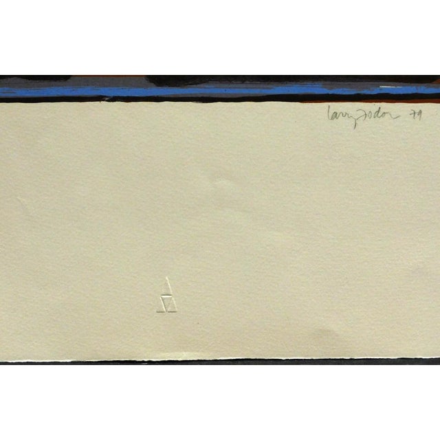 Impressionist Larry Fodor "Buffalo St I" Hand Signed & Numbered Make an Offer Unframed For Sale - Image 3 of 5