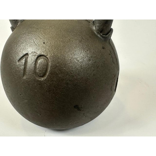 Cast Iron Kettlebell, 1930s For Sale - Image 3 of 11