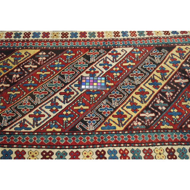 Antique Ganje Kazak Rug 3'11'' X 6'9'' For Sale In New York - Image 6 of 8