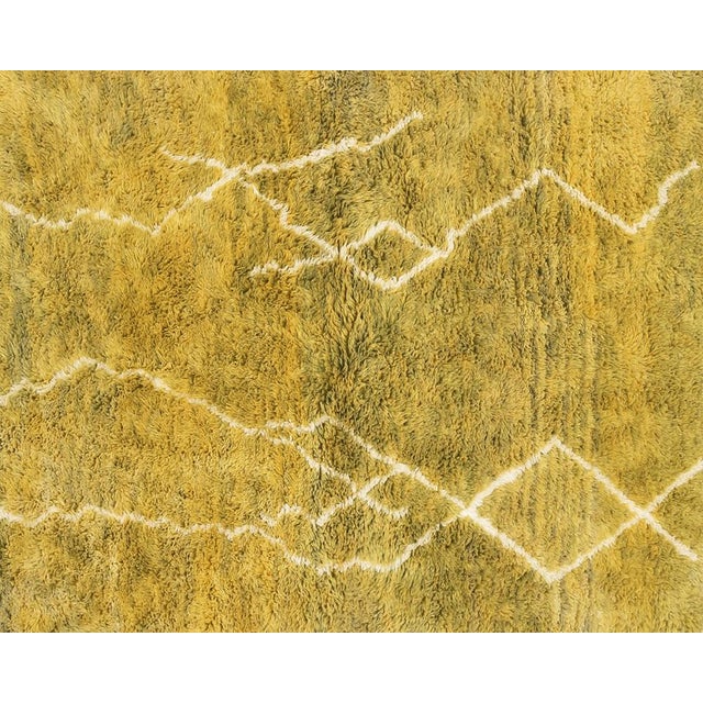 Hand-Knotted Wool Rug by Azele Studio For Sale - Image 6 of 9