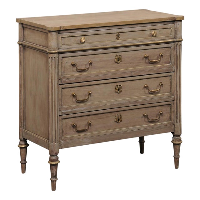 French 19th C. Painted Commode- Cute Size! For Sale