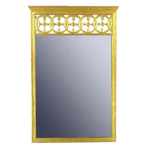 Large Italian Empire Gilt Mirror