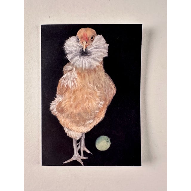 2020s Set of Six Folded Note Cards Printed From My Original Drawings of Birds For Sale - Image 5 of 9