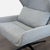 NaughtOne Hush Modern High-Back Lounge Chair in Light Gray Fabric For Sale In San Francisco - Image 6 of 8