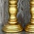 Gold Vintage Gilt Turned Wood Candlesticks- a Pair For Sale - Image 8 of 12