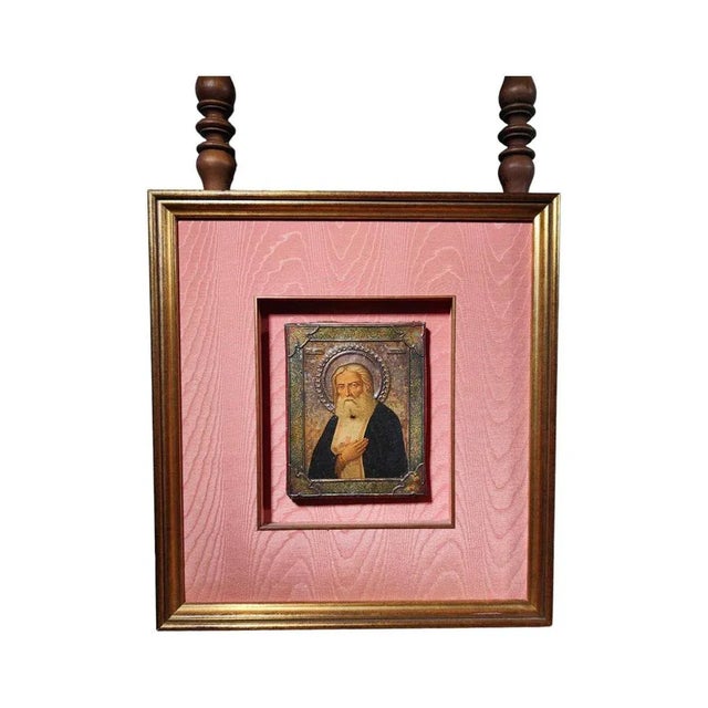 Framed Icon, 1880s For Sale - Image 3 of 7