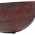 Brown 1920s Queen Anne Half‑Moon Console Table With Three Legs For Sale - Image 8 of 11
