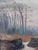 Forest Green Antique Original Forest Landscape Oil Painting C. 1910 For Sale - Image 8 of 14