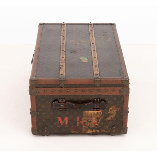 Louis Vuitton Monogram Steamer Trunk, Circa 1935 For Sale - Image 12 of 15
