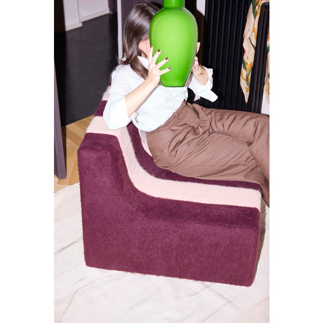 Maroon One Plus Armchair by Bernhardt & Vella for No More Private For Sale - Image 8 of 17