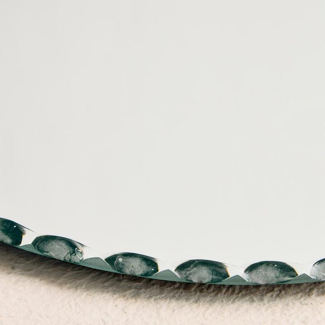 Vintage Round Wall Mirror, 1970s For Sale - Image 3 of 8