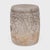 Contemporary Chinese Peony Limestone Drum Table For Sale - Image 3 of 6