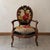 Wood Louis XV Armchair with Floral Tapestry For Sale - Image 7 of 7