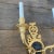 1940s Two Arm French Empire Style Brass Wall Sconces With Lions Heads -A Pair For Sale - Image 5 of 11
