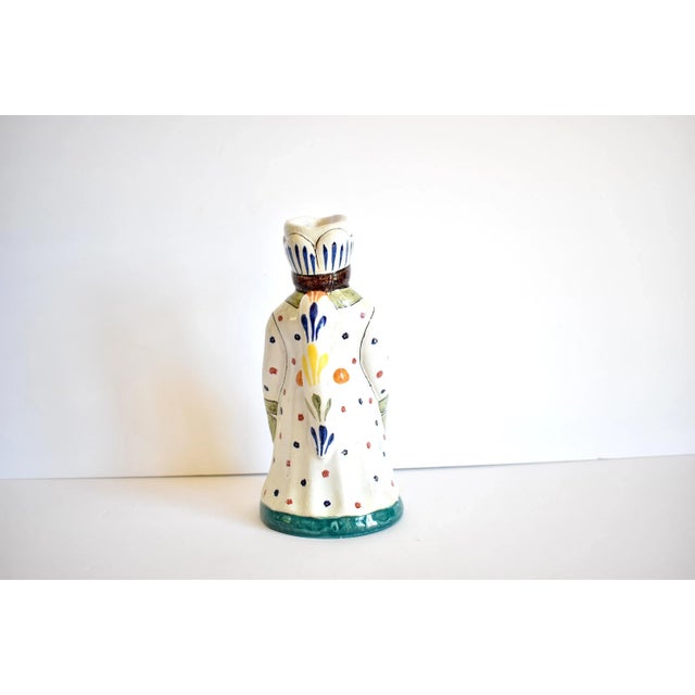 Mid 20th Century Vintage Italian Figural 18th-Century Man Pitcher For Sale - Image 5 of 10