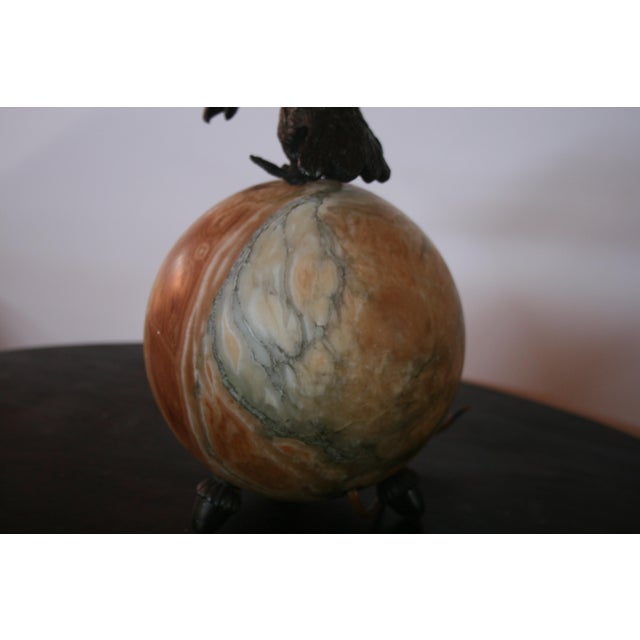 Metal Spectacular Bronze Eagle Sculpture, 1920s For Sale - Image 7 of 18