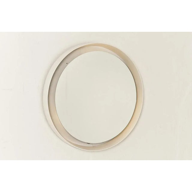 Mid-Century Modern Illuminated Mirror, 1970s For Sale - Image 3 of 5