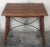 Farmhouse 19th Century Spanish Farm Table with Iron Stretchers, Hand Carved Top and Drawer For Sale - Image 3 of 18