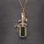 3.4cts Chrome Tourmaline Pendant With Natural Diamond Accents: 14k Solid Gold For Sale In Columbus - Image 6 of 7