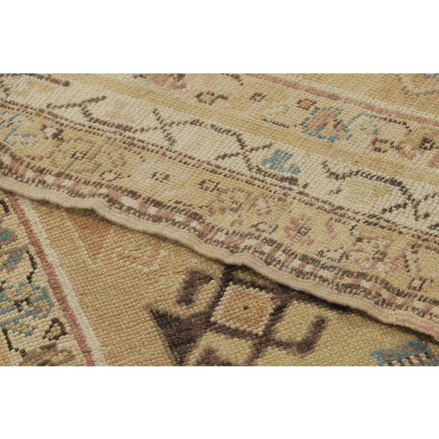 Antique Persian Kurdish Runner Rug With Geometric Medallion Design - Rug & Kilim For Sale In New York - Image 6 of 7