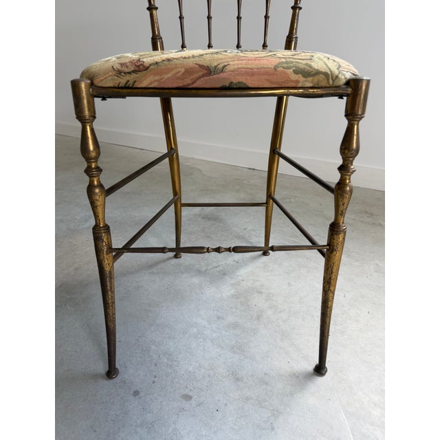 Brass Chiavari Chairs, Italy, 1960s, Fratelli Levaggi/Guiseppe Gaetano Descalzi For Sale - Image 11 of 11