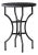 Matthew Izzo Home Moroccan Zellige Midnight Sky Terra Cotta Tile and Iron X Base 24" Round Side Table For Sale