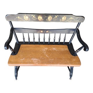 1960's Deacon Spindle Style Bench For Sale