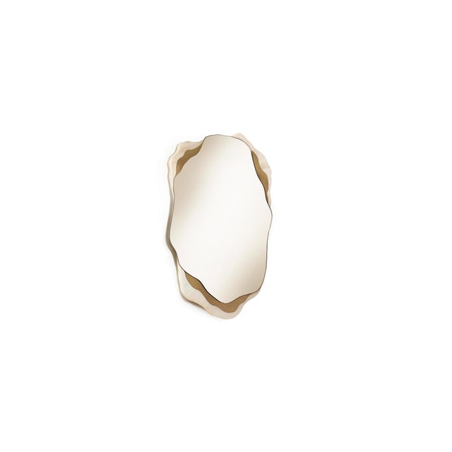 Arizona Mirror in Estremoz Marble and Bronze Brushed Brass from InsidherLand, in New conditions. Designed from 2000...