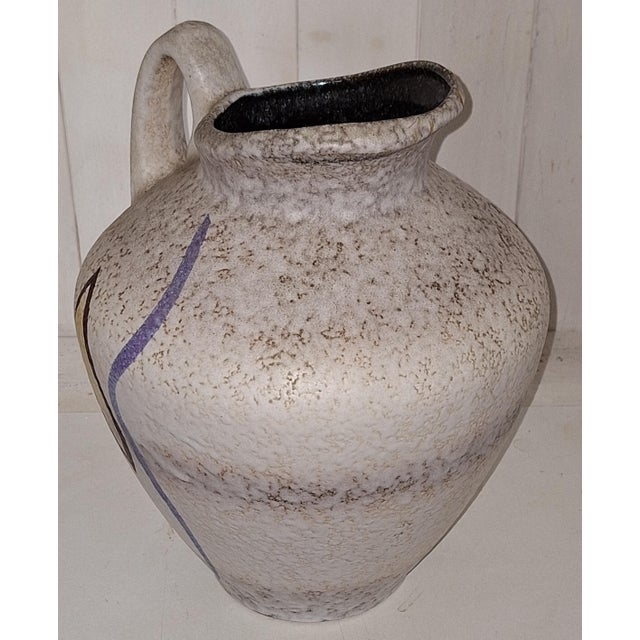 Mid-Century Modern Vintage German Ceramic Vase, 1960s For Sale - Image 3 of 6