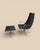 Black Set of Danish Modernist Lounge Chair and Ottoman, 1970s For Sale - Image 8 of 12